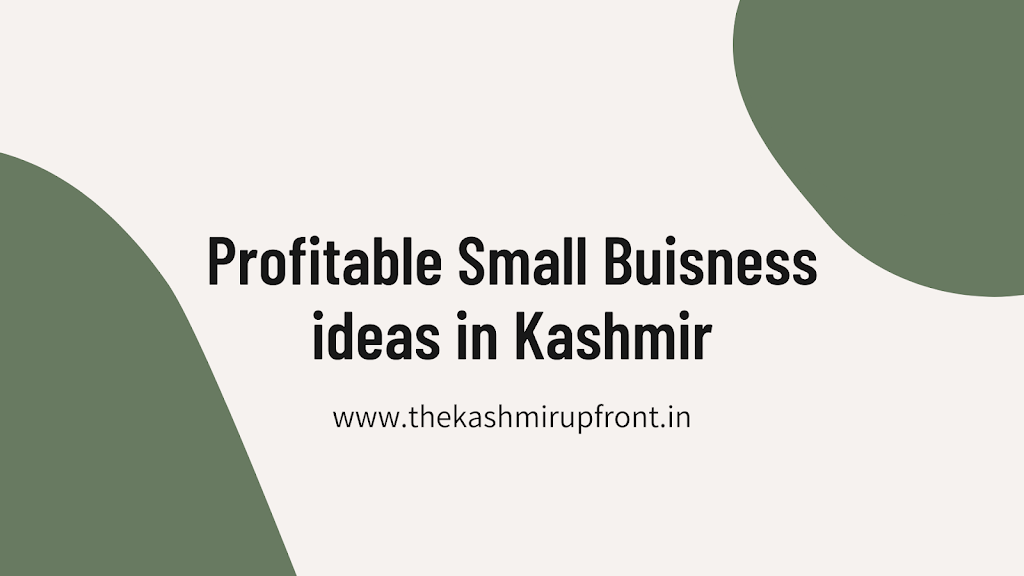 Profitable small business ideas in Kashmir