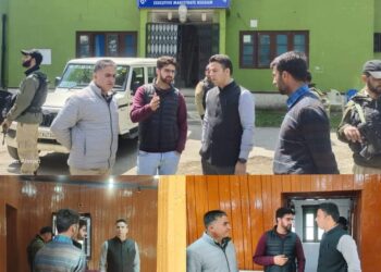 DC inspects developmental projects at Kulgam