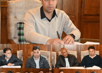 DC Kulgam reviews physical/ financial status of NABARD, Languishing, TAPs