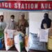 kulgam police arrests three drug peddlers including a Woman drug peddler and recovered huge quantity of Poppy Straw like contraband substance