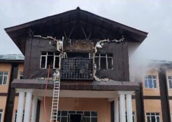 Fire breaks out in Physical Education College in Ganderbal