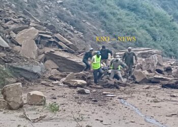 Four killed as boulder sends car hurtling down hill in Banihal