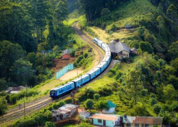 Drone survey carried for construction of railway lines in Kashmir