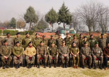 Northern Army commander chairs joint security review in Kashmir; fine-tunes counter-terrorism strategy, calls for expanding soldier-public outreach