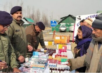 46Bn CRPF organises another free medical camp at Sadura, 250 patients given free medicines