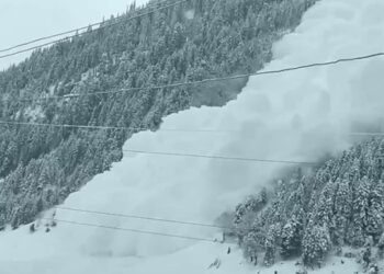 Snow disrupts traffic, minor avalanche in Sonamarg