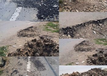 PDD Contractor damages newly macadamised road in Devsar