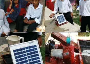 Kulgam boy invents innovative new solar powered water motor