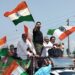 BJP Unit Kulgam organised mega tiranga rally from Bonigam to Devsar to promote ‘Har Ghar Tiranga’ campaign
