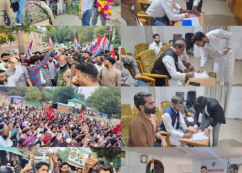 Race to the polls: Politicians make a beeline to file nomination paper for 40-Devsar AC