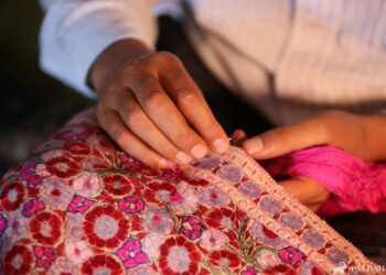 Meet Mehrajudin Beigh: A master of chain stitch embroidery from Srinagar