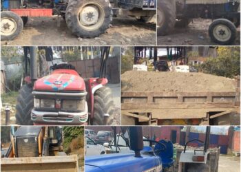 JCB among 13 vehicles seized for illegal mining in Kulgam: Police