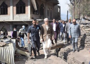 Chief Minister Omar advocates PM relief fund, Awas Yojna for Kishtwar fire victims