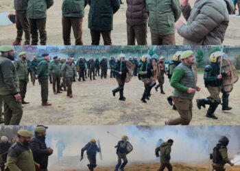 Kulgam Police conducted mock drill on law & order situation