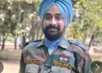 Army pays tribute to soldier dies of heart attack while on duty in Rajasthan