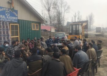 DySP Traffic Kulgam holds meeting with transporters, other stakeholders to prevent accidents and heavy congestion/traffic jam in the district