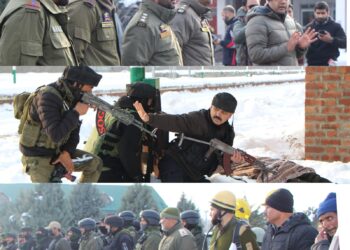 Ahead of Delhi-Srinagar railway connectivity, Kulgam police conduct mock drill at Qazigund Railway Station
