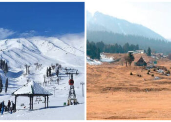Devoid of snowfall, tourist footfall dips by 50% in Kashmir