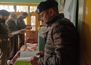 Kulgam Police raids in various areas against members of banned organisations