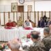 Security Review Meeting At Raj Bhawan
