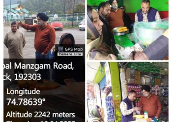 Food Safety team conducts market checking in Kulgam to ensure consumer safety