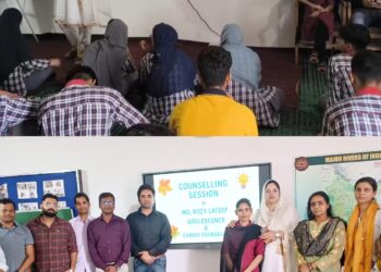 Counselling Session on Adolescence & Career Guidance Held at KV Aminoo, Kulgam