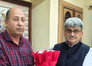 JDU President G.M. Shaheen Meets J&K Chief Secretary, Raises Key Public Welfare Issues