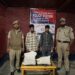 Two drug peddlers held in Qazigund, contraband recovered