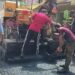 Renewal coat macadamisation work begins on Laroo–Munad road in Kulgam