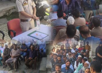 Kulgam Police hosts public outreach meet with people of far-flung areas in Qazigund to strengthen community ties