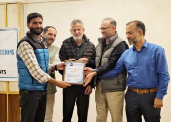 Ashiq Ali Honored with Certificate of Appreciation by KNS Media Group