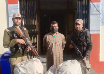 Shopian police arrested one drug peddler; huge quantity of poppy straw recovered