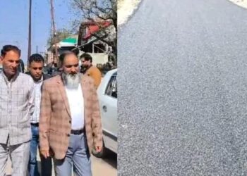 Sangran Bonigam road macadamised by R&B Deptt, residents elated; hails admin’s move