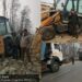 Two JCB’s among 10 Vehicles seized, Rs 1.50 lakh fine imposed for illegal mining in Kulgam