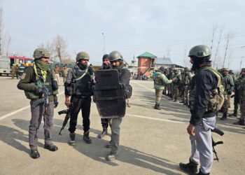 Security Forces Conduct Mock Drill at Qazigund Railway Station