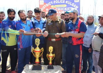 Kulgam Police Organise T-20 Tournament to Engage Youth under CAP