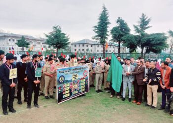 Mega Road Safety Awareness Event Held at GDC Kulgam