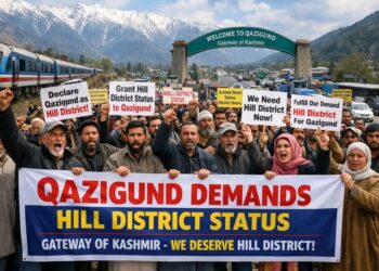 Qazigund Seeks Hill District Status, Stakeholders Bat for Recognition