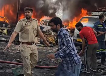 Scrap worth Rs 1.8 Cr gutted in Qazigund fire Incident