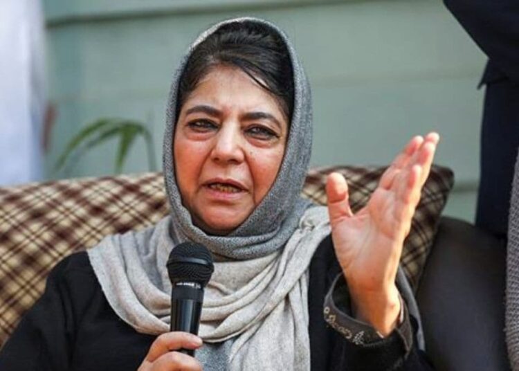 Mehbooba Mufti Visits AIIMS Awantipora, Reviews Progress of Healthcare Project